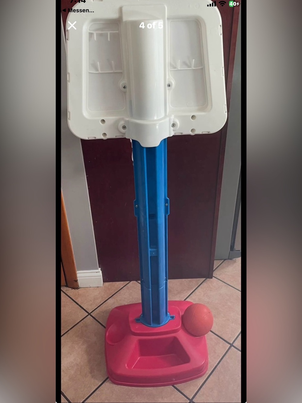 Toddler basketball hoop - Picture 4 of 5